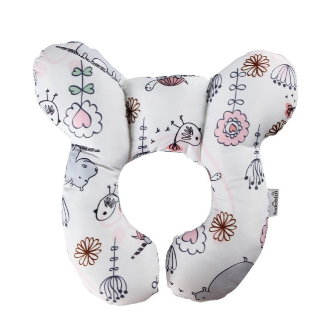 Infant Baby U-Shaped Safety Neck Guard, Stroller Pillow