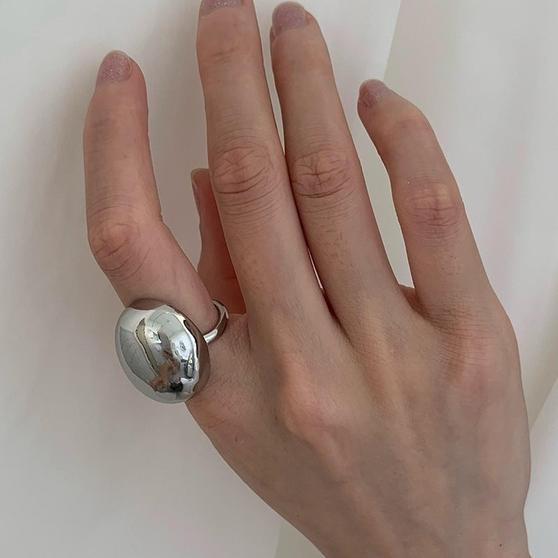 S925 Sterling Silver Rings For Women, Unique Non-Tarnish Vintage Statement Rings