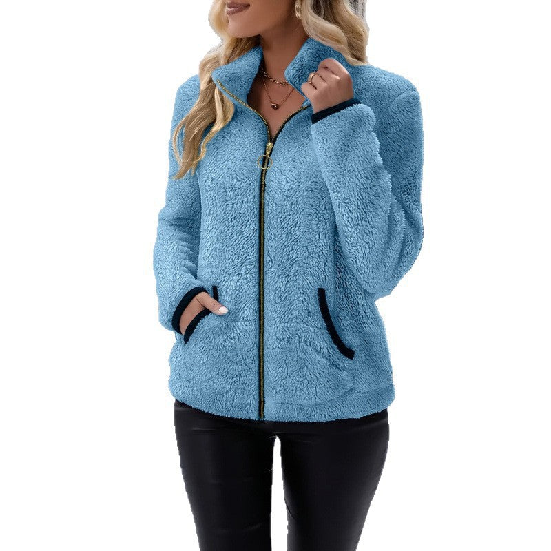 Casual Plush Jacket for Women