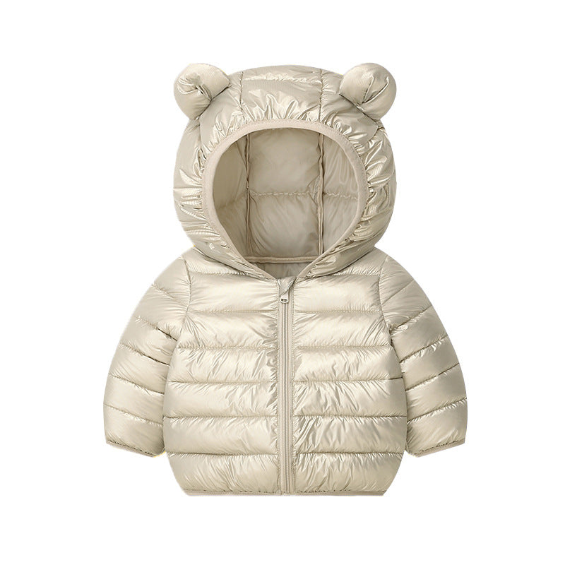 Winter Solid-color Versatile Cotton Coat for Children