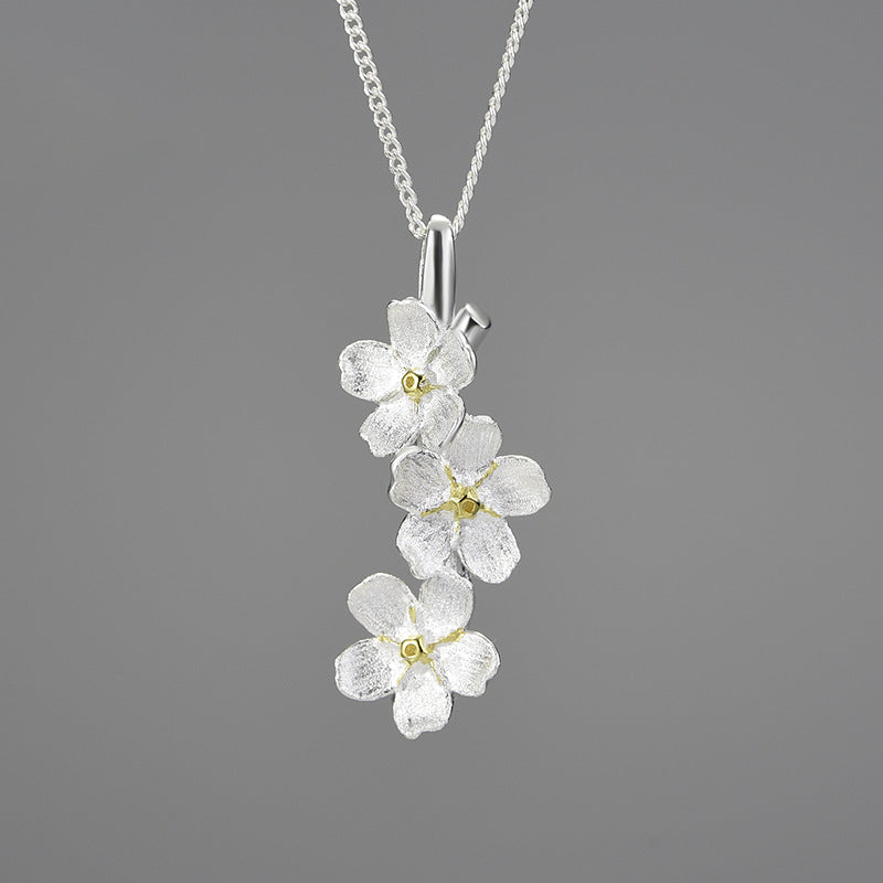 Forget me not necklace