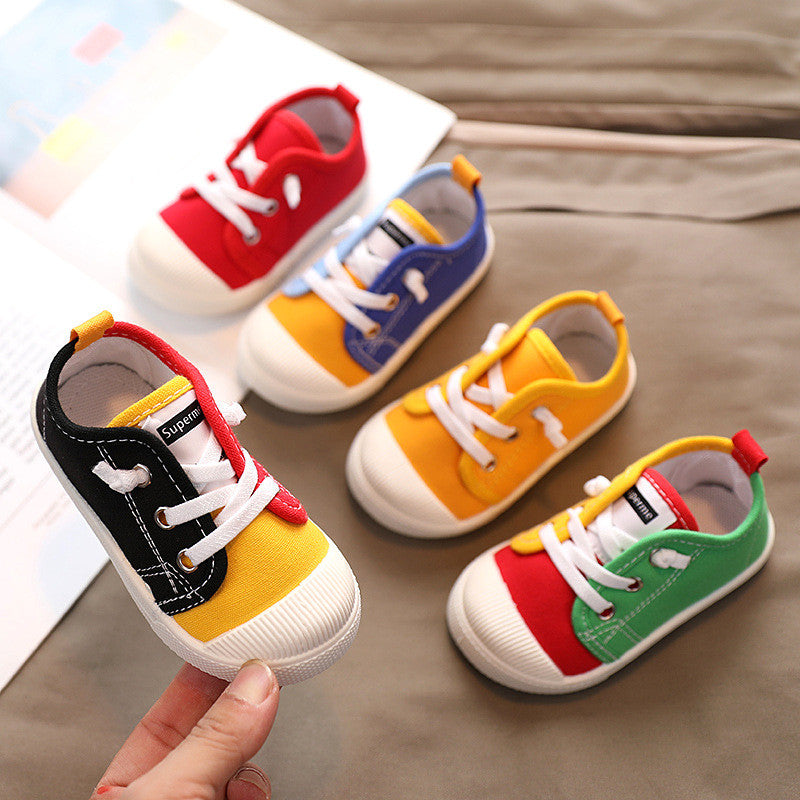 Indoor Shoes Baby Cloth Shoes Children Canvas Shoes