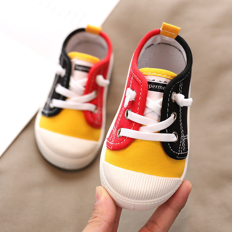 Indoor Shoes Baby Cloth Shoes Children Canvas Shoes