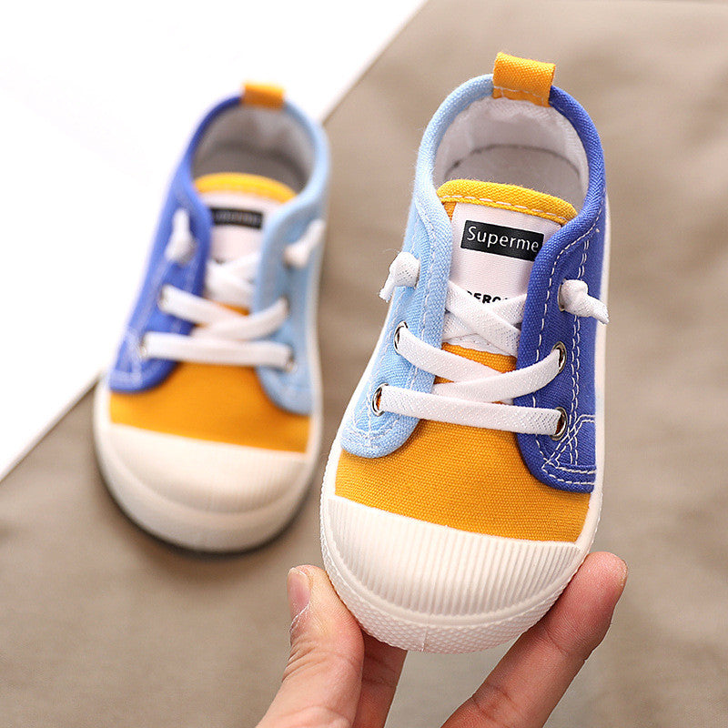 Indoor Shoes Baby Cloth Shoes Children Canvas Shoes
