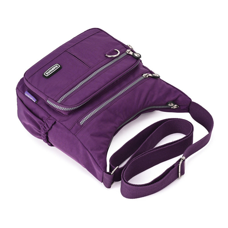Nylon Womens Water-resistant Crossbody Bag