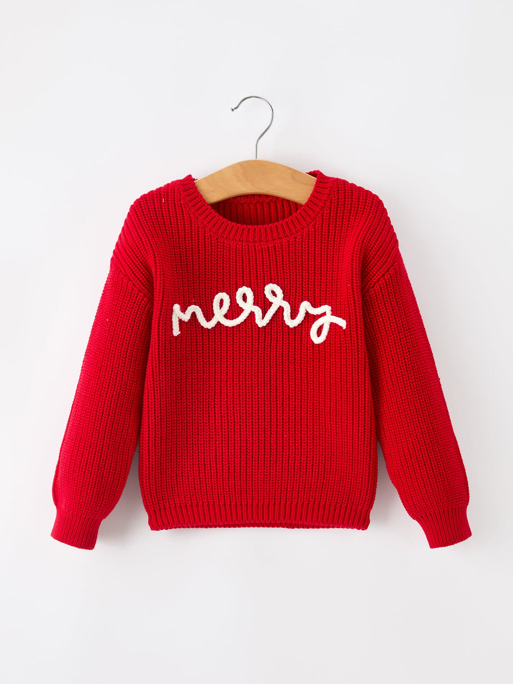 Girls “merry” Pullover Sweater