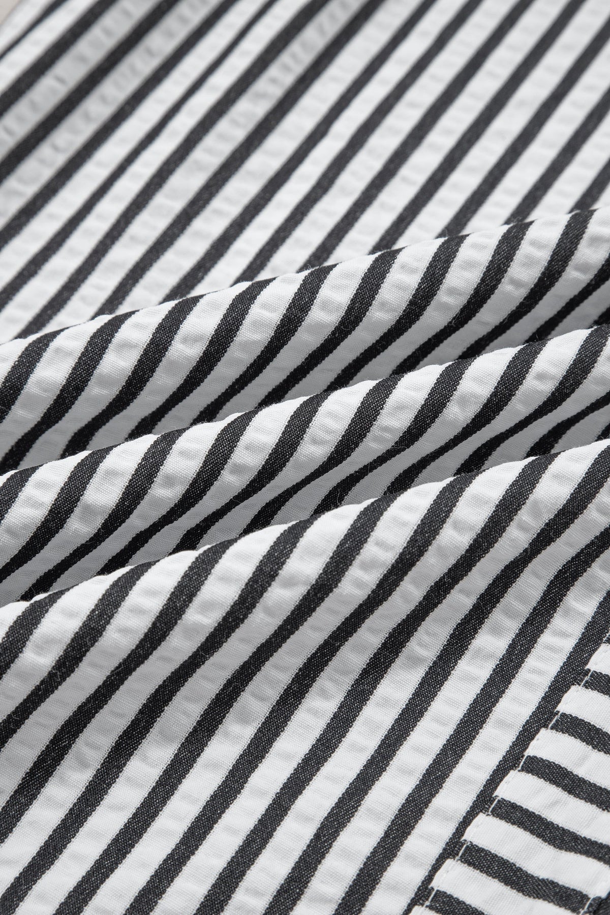 Plus Size Stripe Tie Waist Wide Leg Pants