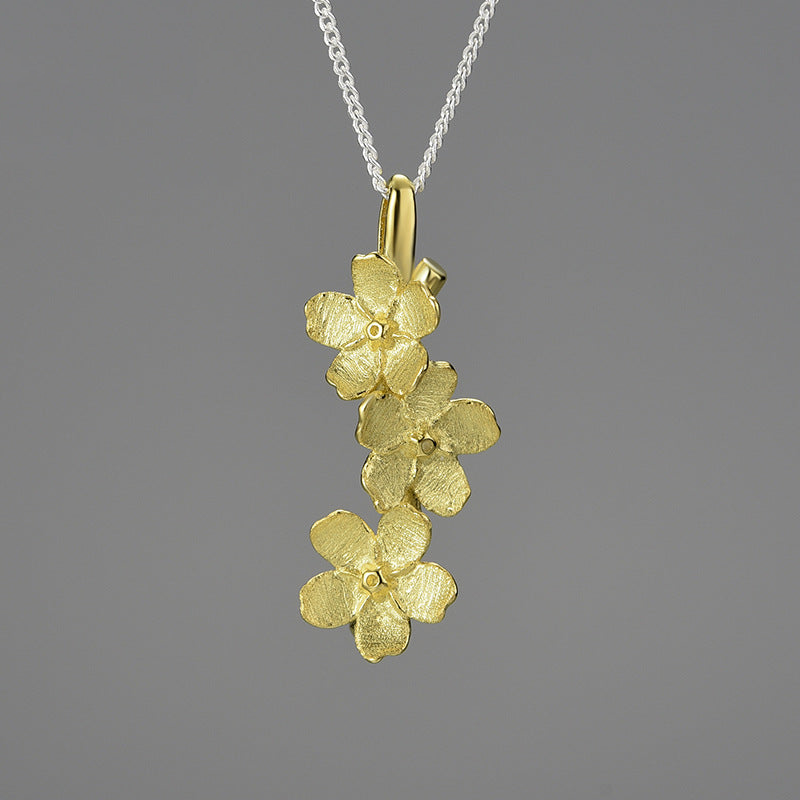 Forget me not necklace