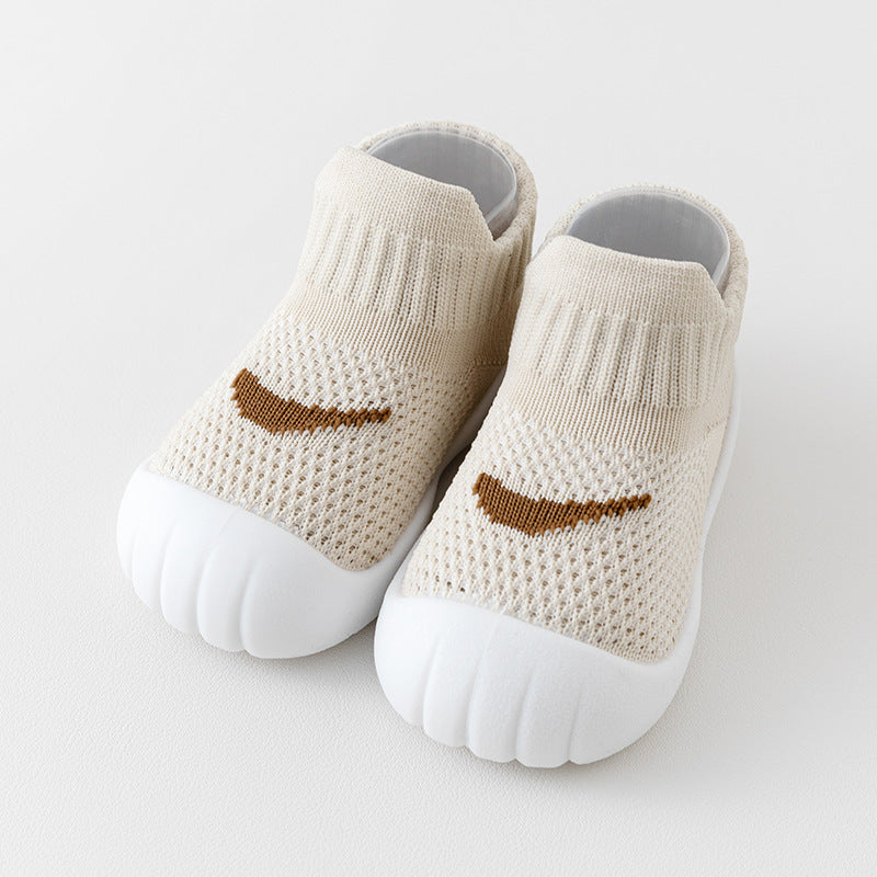 First-walking Shoes for Baby Boys and Girls Breathable, With Soft Soles