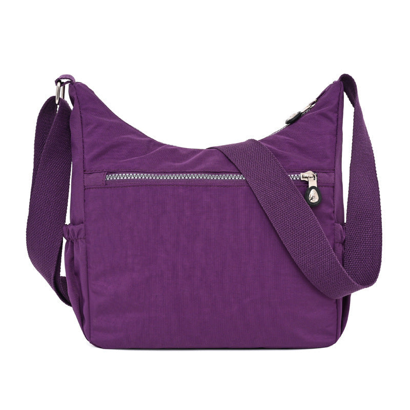Nylon Womens Water-resistant Crossbody Bag