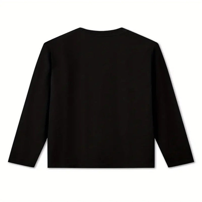 Fashion Casual Crewneck Long-sleeve
