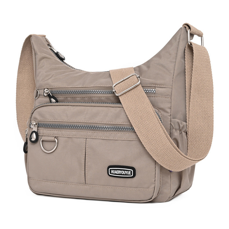 Nylon Womens Water-resistant Crossbody Bag