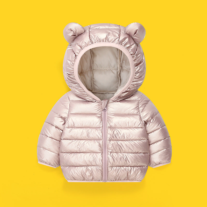 Winter Solid-color Versatile Cotton Coat for Children