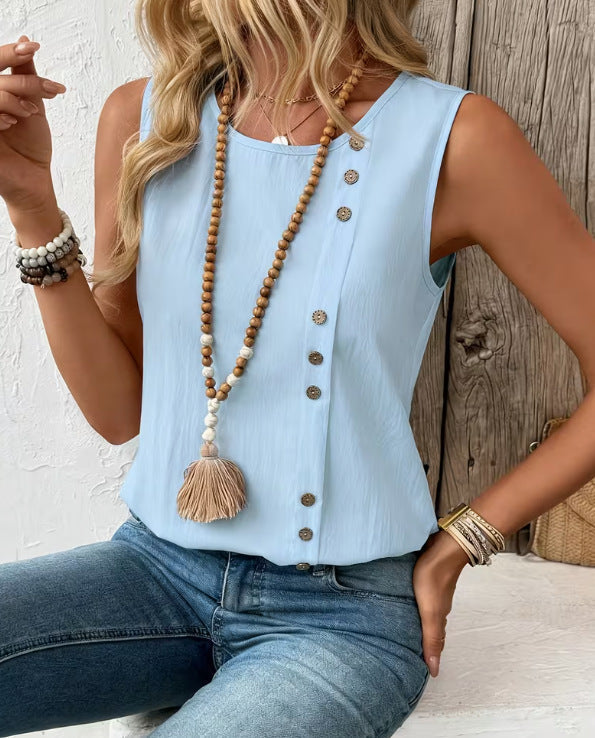 Women's Loose-Fit Cotton Tank Top