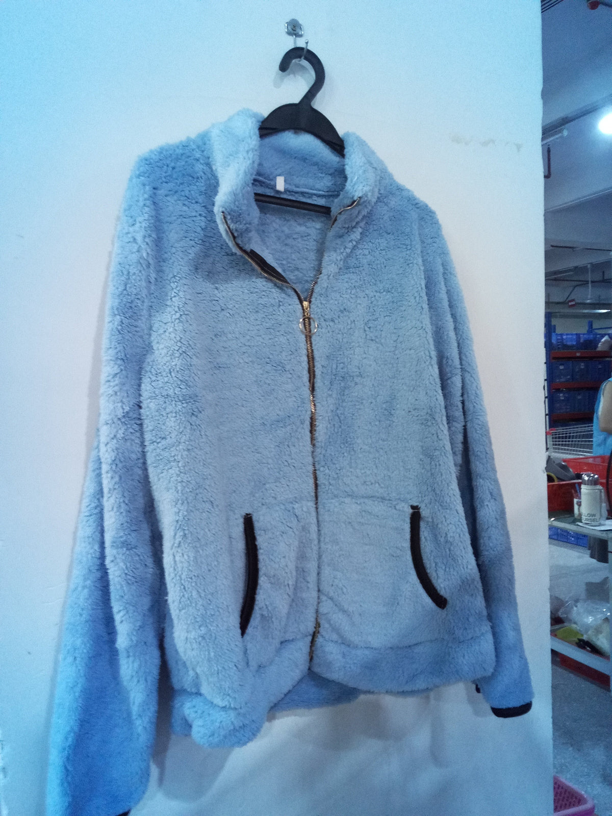 Casual Plush Jacket for Women