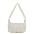 Fashionable Shoulder Bag Trendy Pleated Cloud-Shaped Handbag for Women