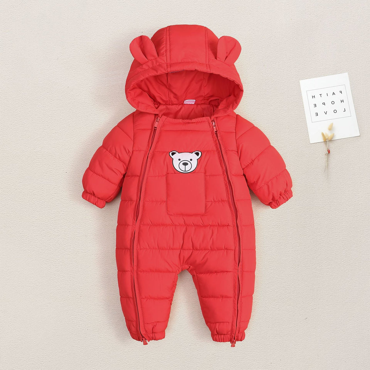One-piece Jumpsuit Set Cotton-padded Jacket