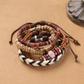 Handmade Bohemian Bracelet Retro Ethnic Style Men's and Women's Woven Multi-Layer Stacked Bracelet Niche Hand Rope