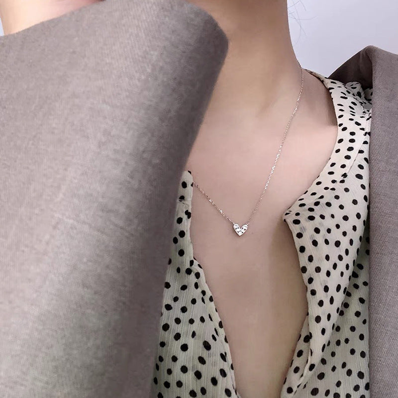 S925 Sterling Silver Pearl Necklace For Women Light Luxury And High-end