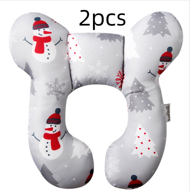 Infant Baby U-Shaped Safety Neck Guard, Stroller Pillow
