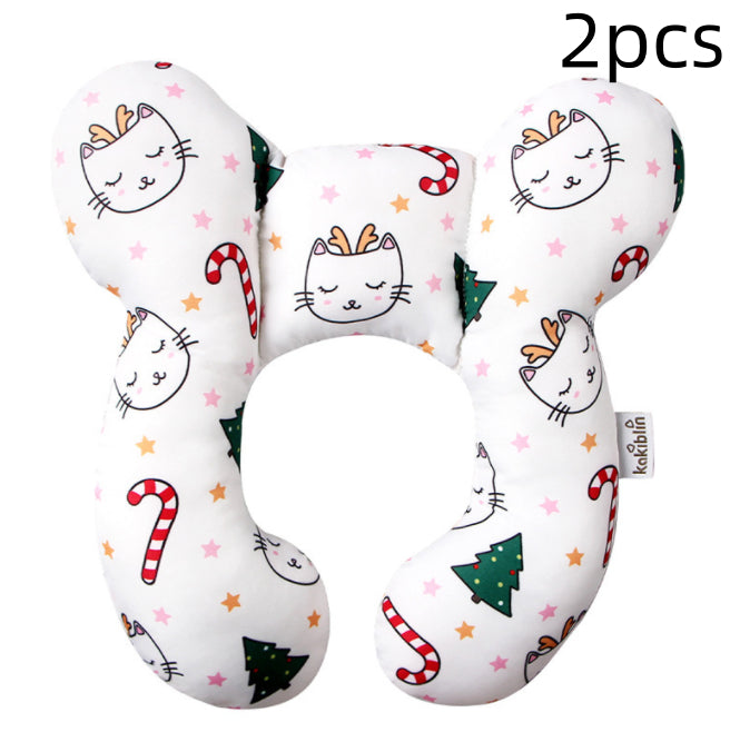 Infant Baby U-Shaped Safety Neck Guard, Stroller Pillow
