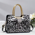 Embellished Chic Leopard-print Women's Bag