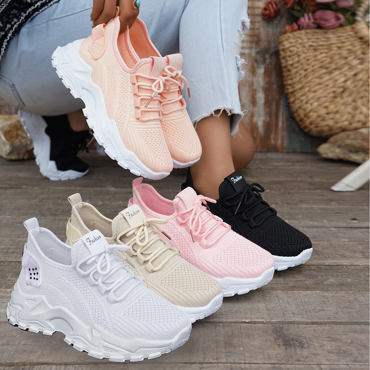 Women's Thin Breathable Sports Casual Shoes