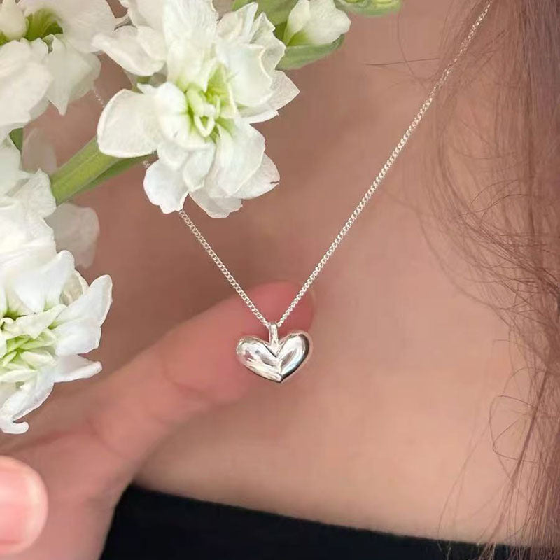 S925 Sterling Silver Pearl Necklace For Women Light Luxury And High-end