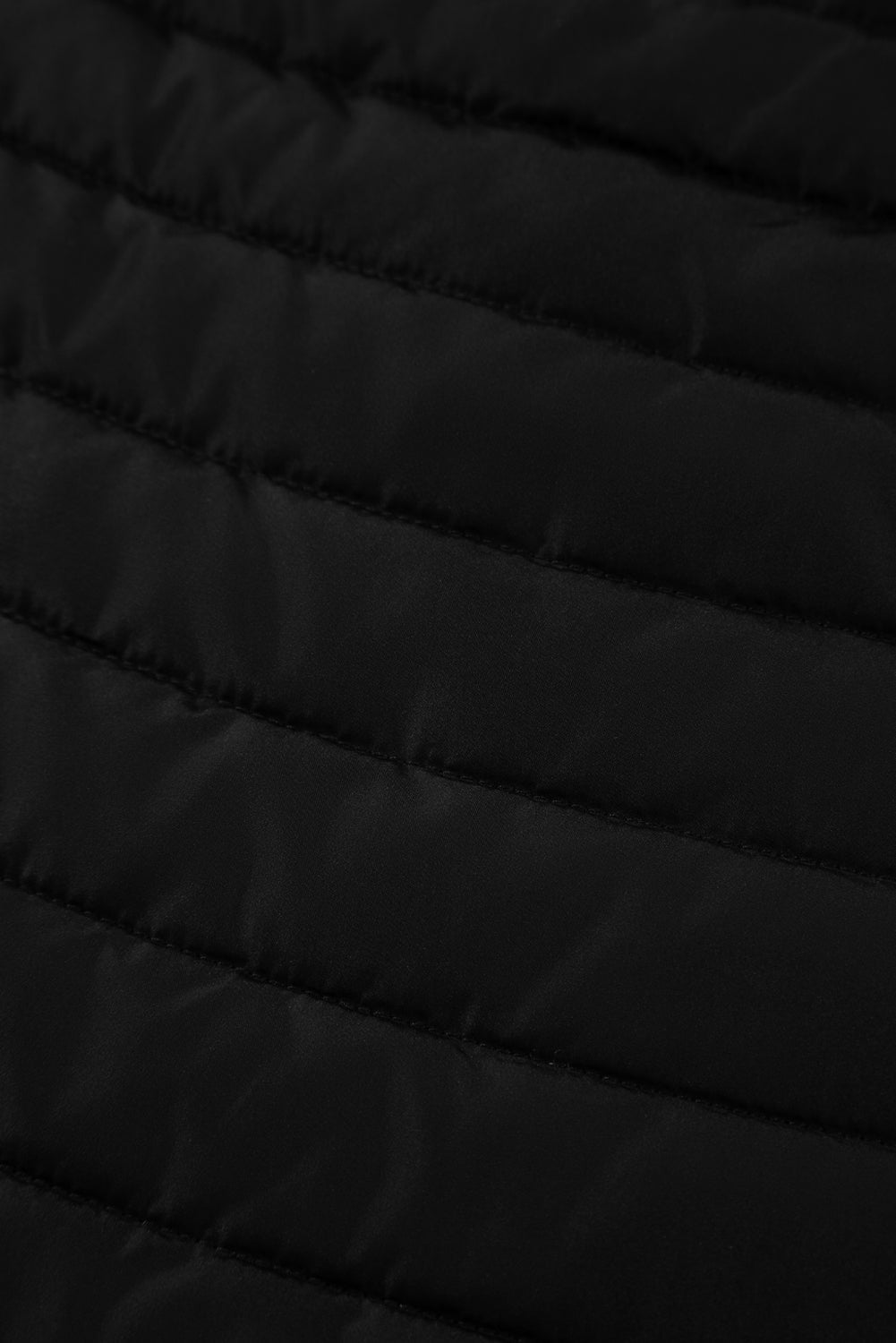 Standing Collar Zip Up Puffer Vest