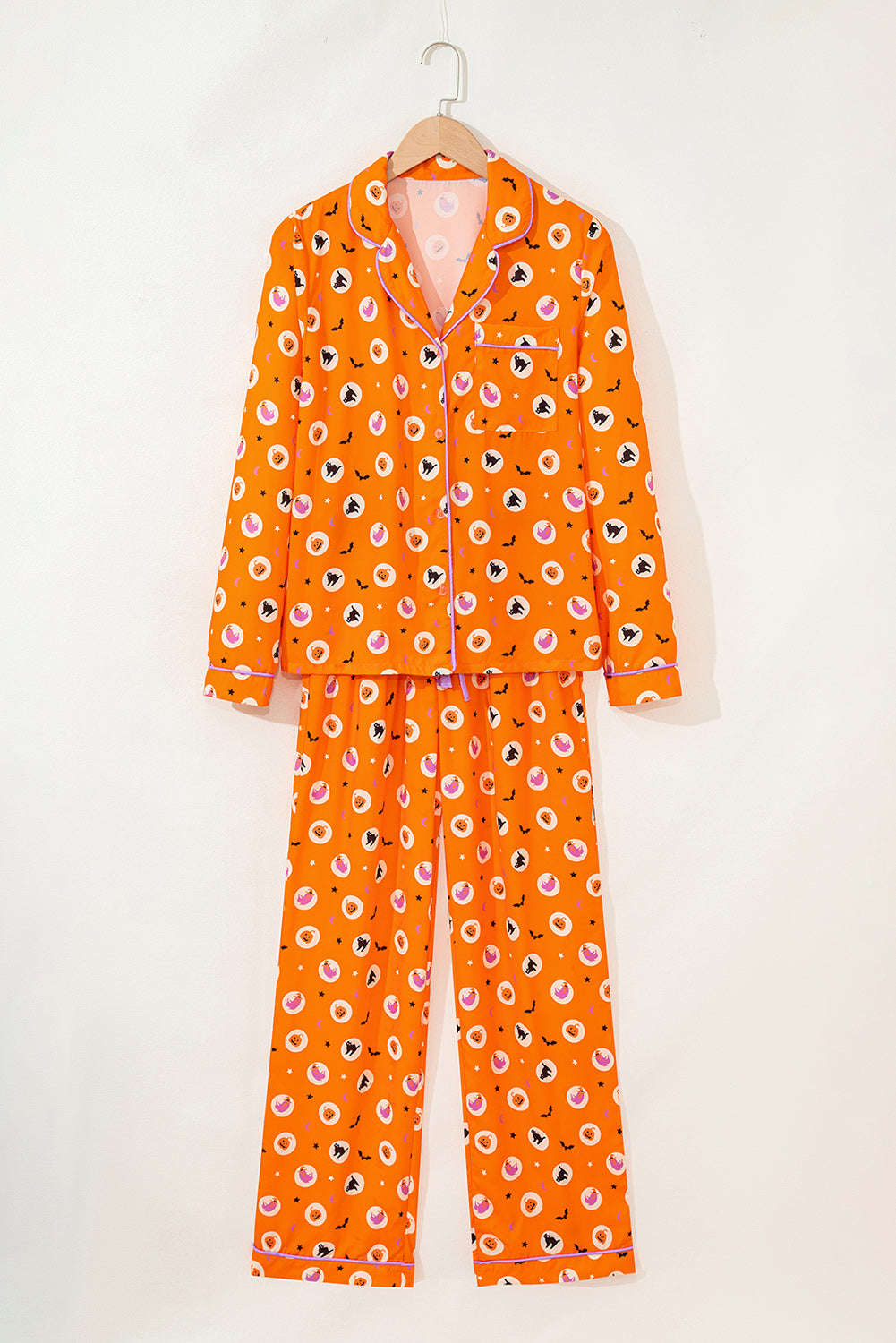 Halloween Long Sleeve Shirt & Pants Pajama Set