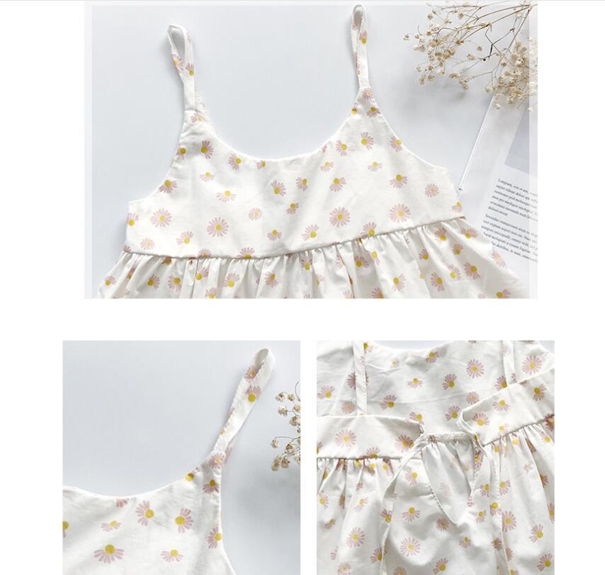 Children's Wear Girls' Skirt Set Small Sleeveless Tops Shorts