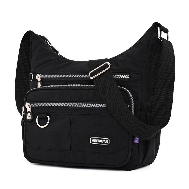 Nylon Womens Water-resistant Crossbody Bag