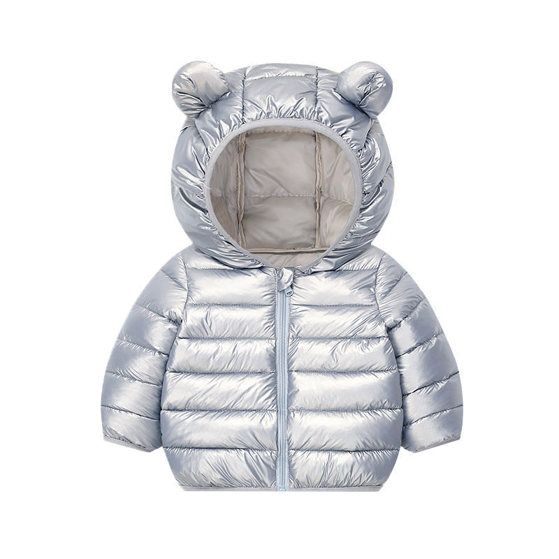 Winter Solid-color Versatile Cotton Coat for Children