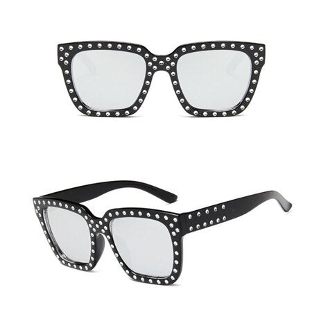 Women Crystal Decoration Sunglasses