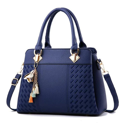 Women's Tassel PU Leather Totes Bag