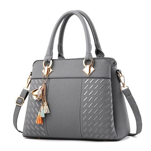 Women's Tassel PU Leather Totes Bag