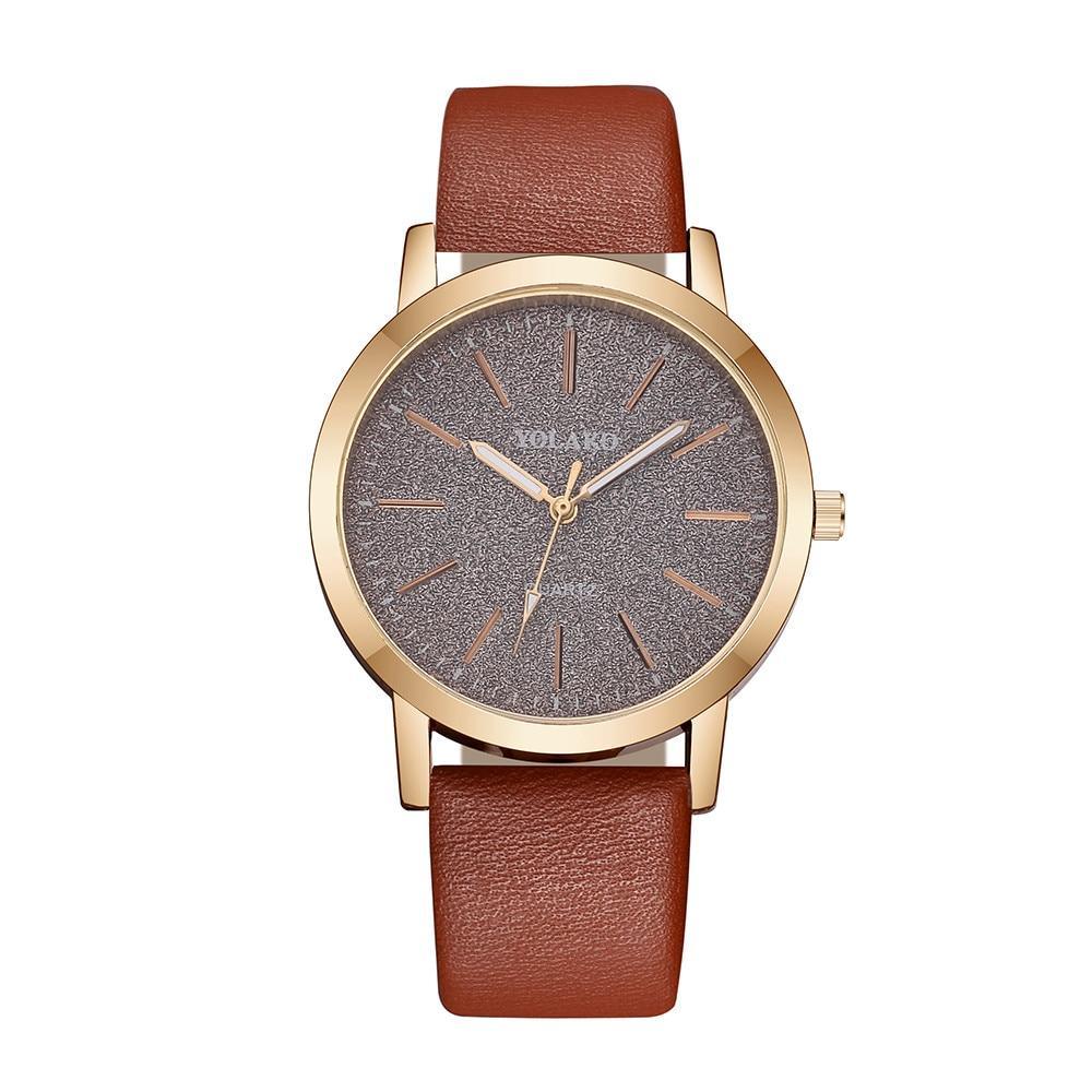 Watch for women Casual Quartz Leather Band Analog women clock luxury Wristwatch for Women and Girls