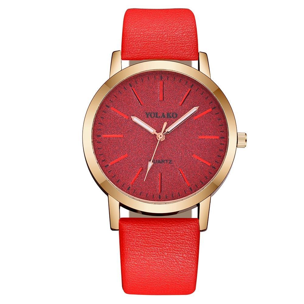 Watch for women Casual Quartz Leather Band Analog women clock luxury Wristwatch for Women and Girls