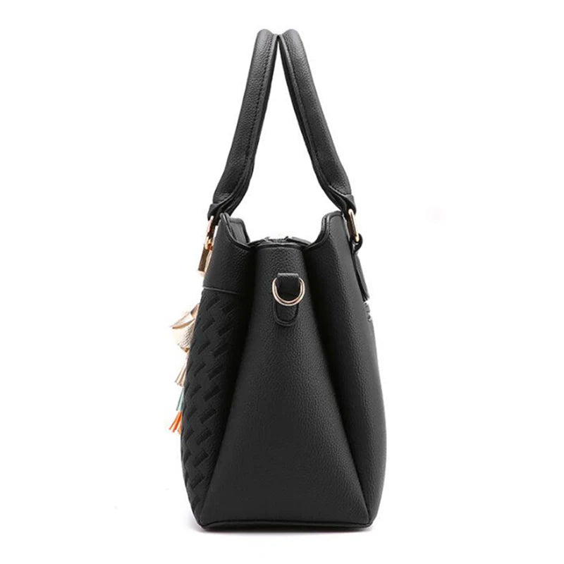Women's Tassel PU Leather Totes Bag