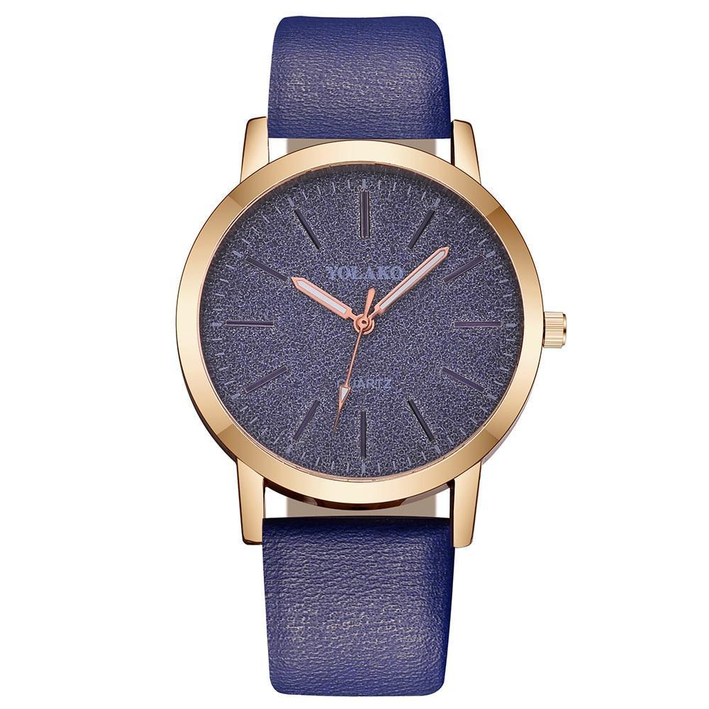 Watch for women Casual Quartz Leather Band Analog women clock luxury Wristwatch for Women and Girls