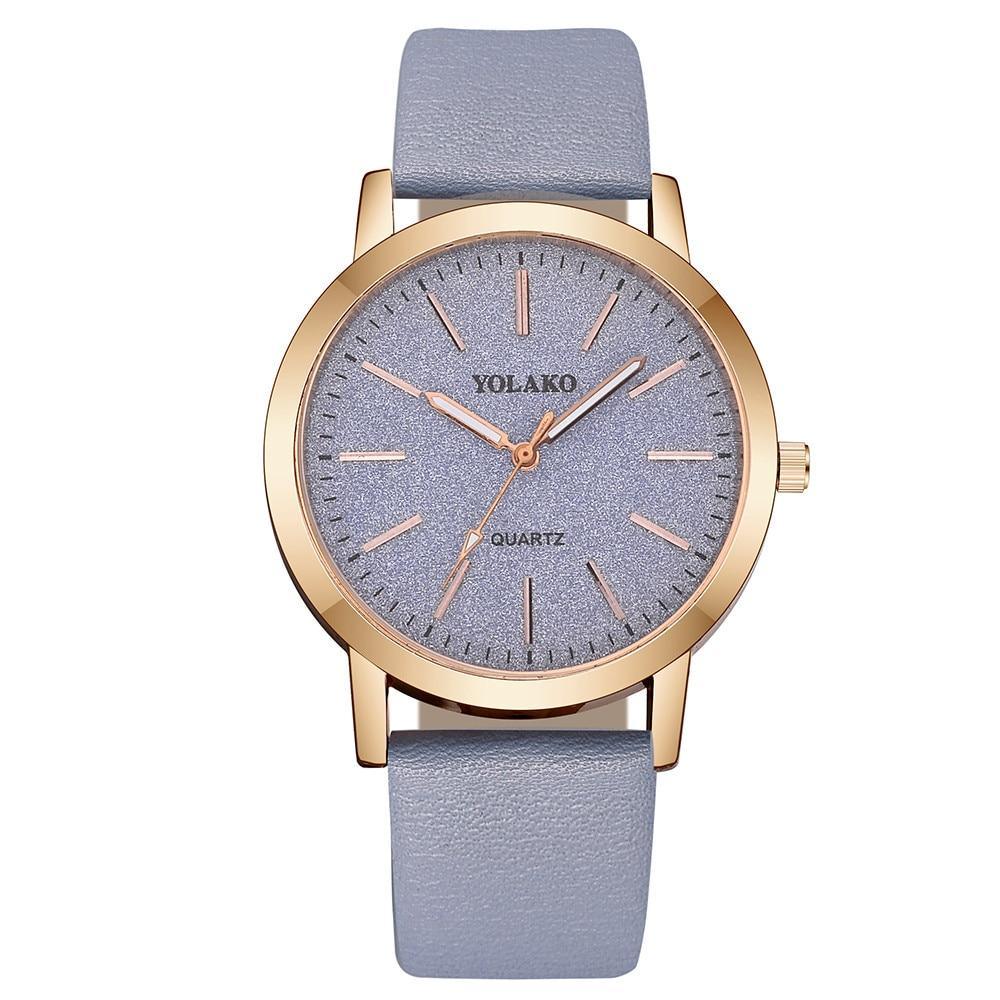 Watch for women Casual Quartz Leather Band Analog women clock luxury Wristwatch for Women and Girls