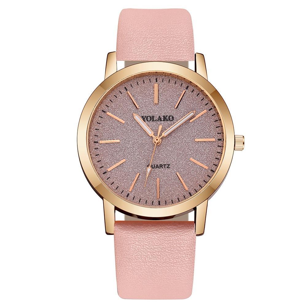 Watch for women Casual Quartz Leather Band Analog women clock luxury Wristwatch for Women and Girls