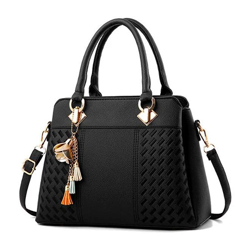 Women's Tassel PU Leather Totes Bag