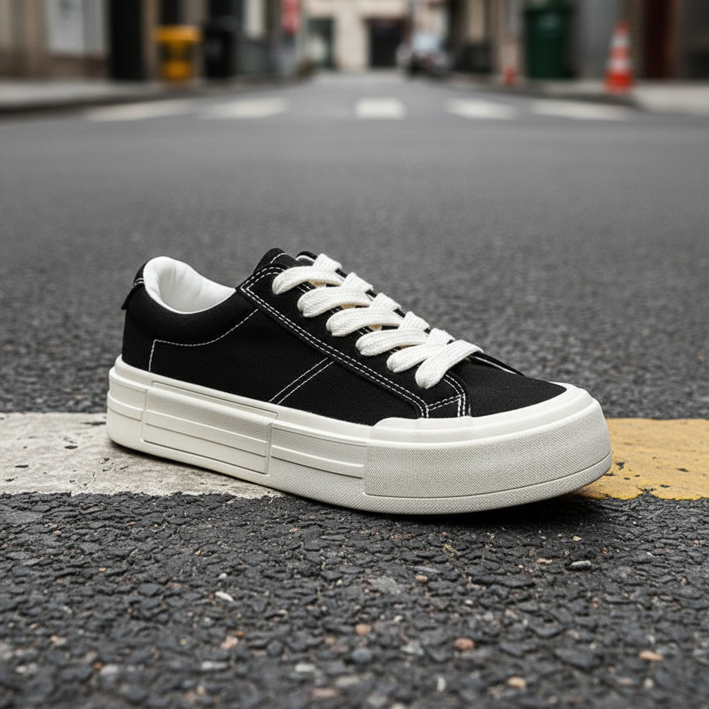 Women’s Canvas Platform Skate Shoes