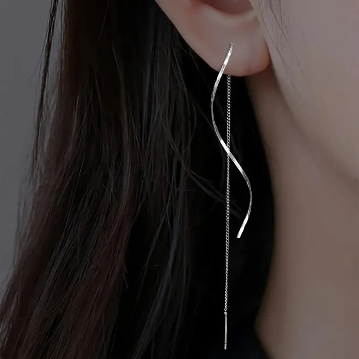 Spiral Drop Earrings for Women