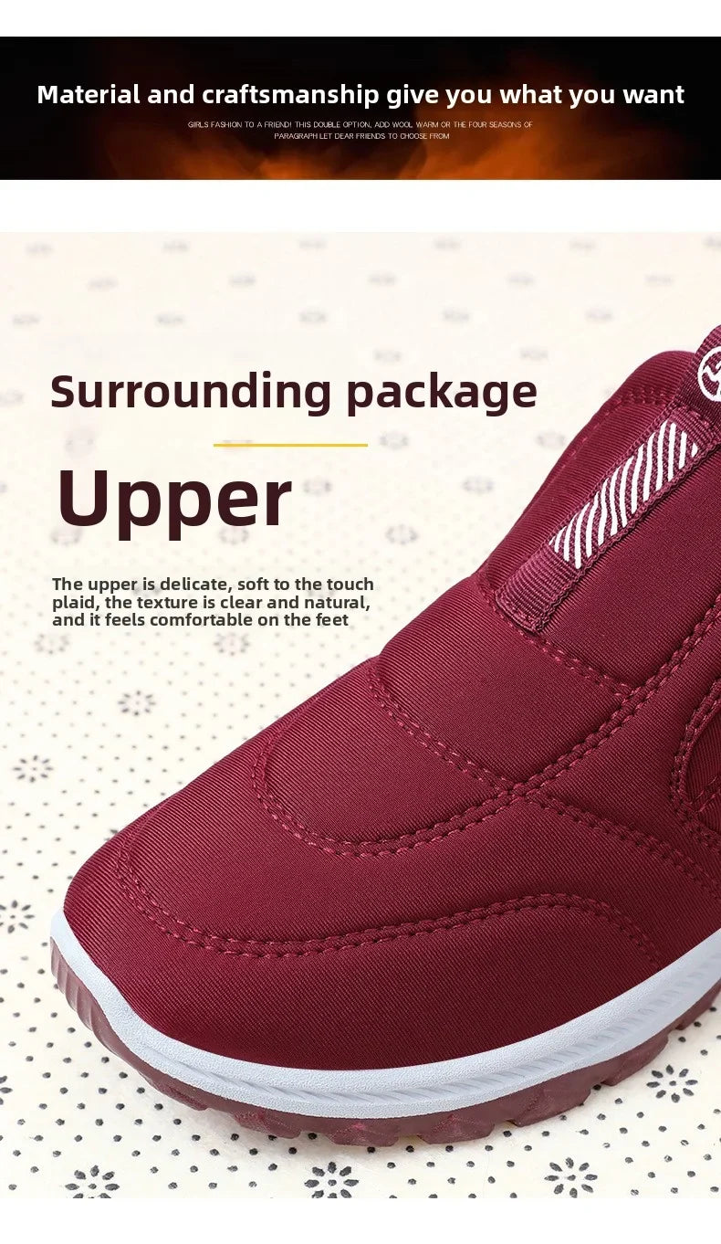 Winter Women Boots Outdoor Snow Boots Warm Lightweight Cotton Boot Non-Slip
