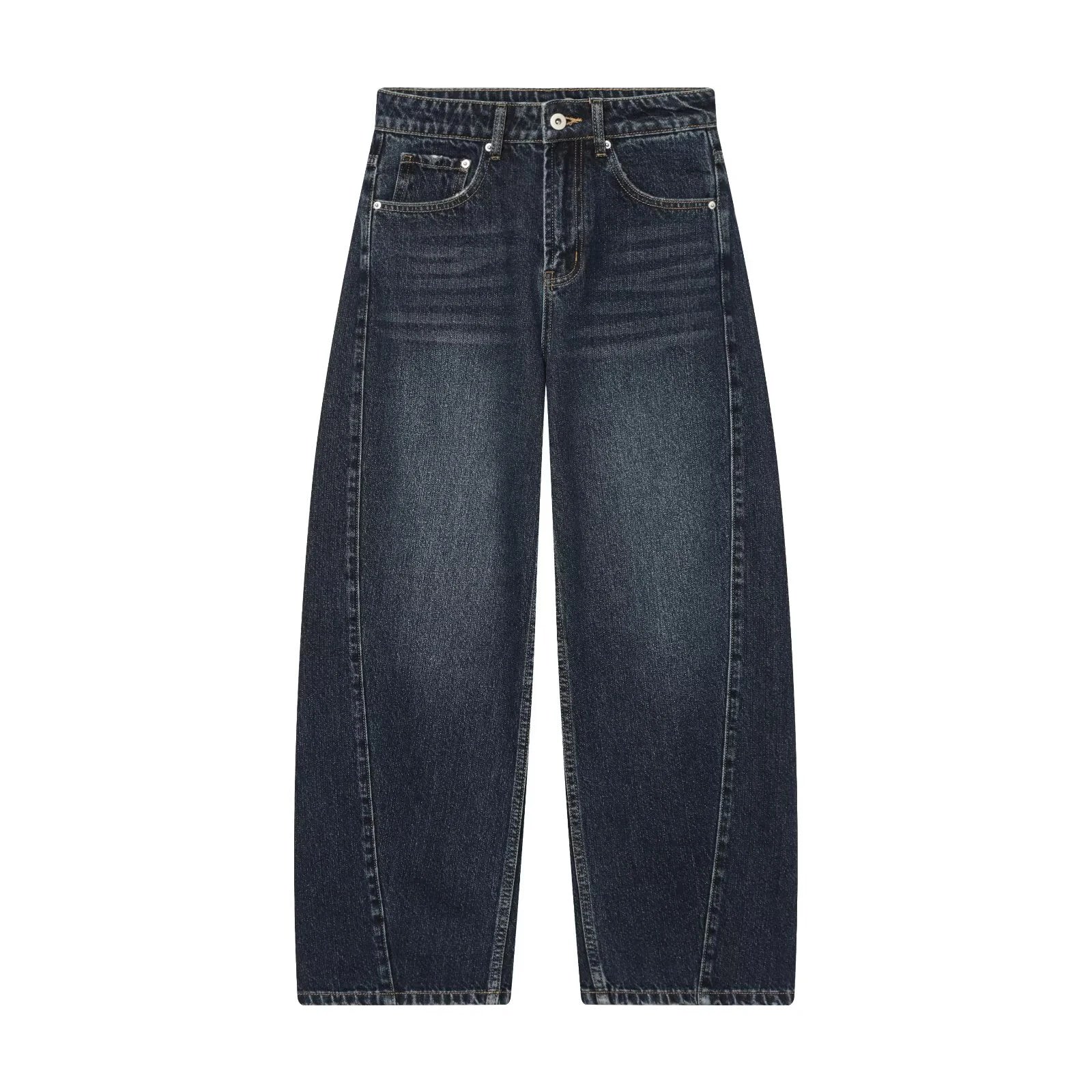 Women's Mid Waist Balloon Jeans