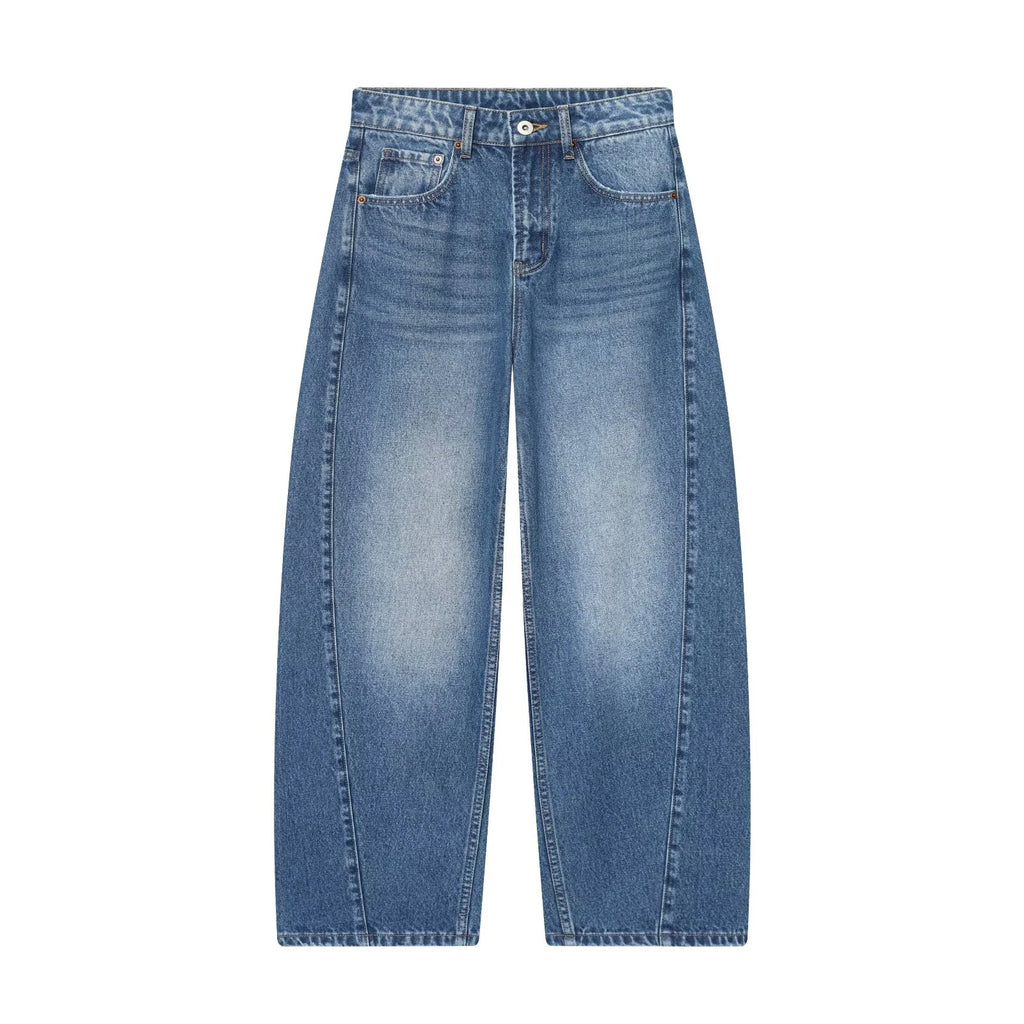 Women's Mid Waist Balloon Jeans