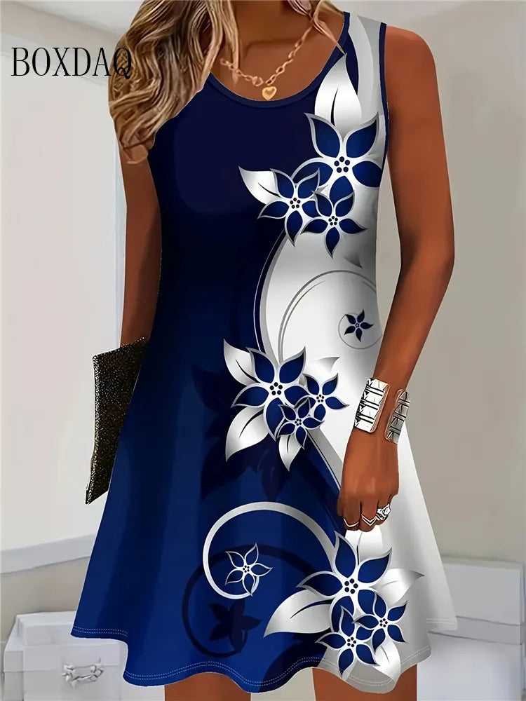Women Summer Sleeveless Dress