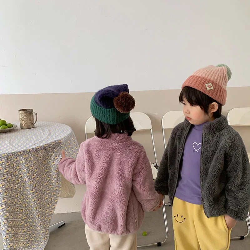 Kids Winter Coat – Warm Fleece Jacket